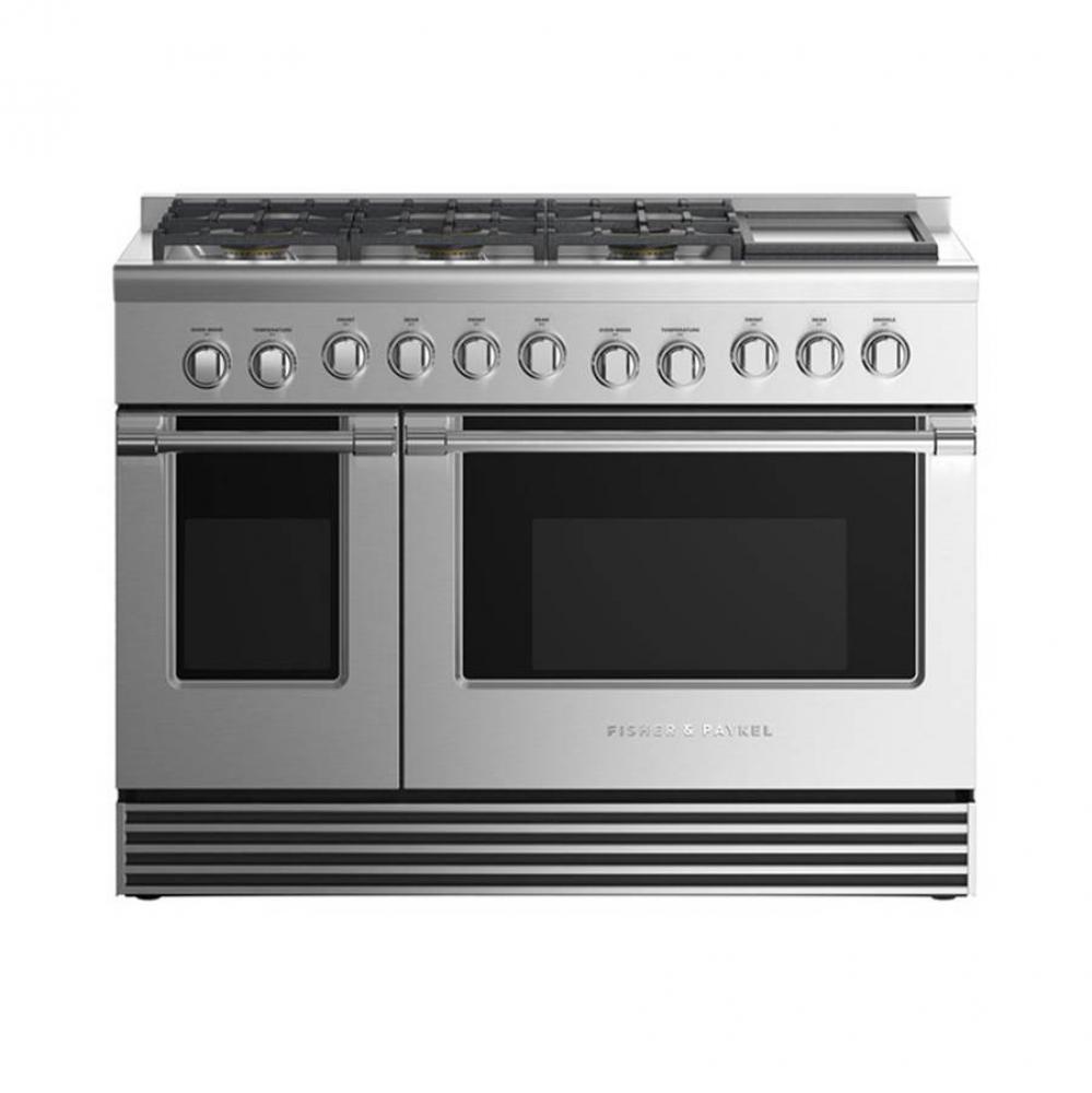 Dual Fuel Range , 6 Burners with Griddle