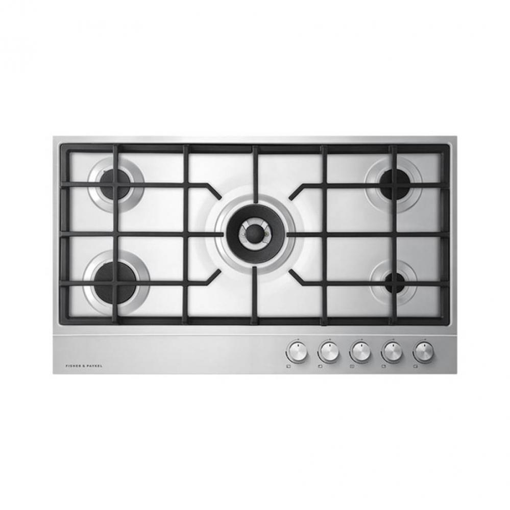 36'' Cooktop, 5 Burners, LPG