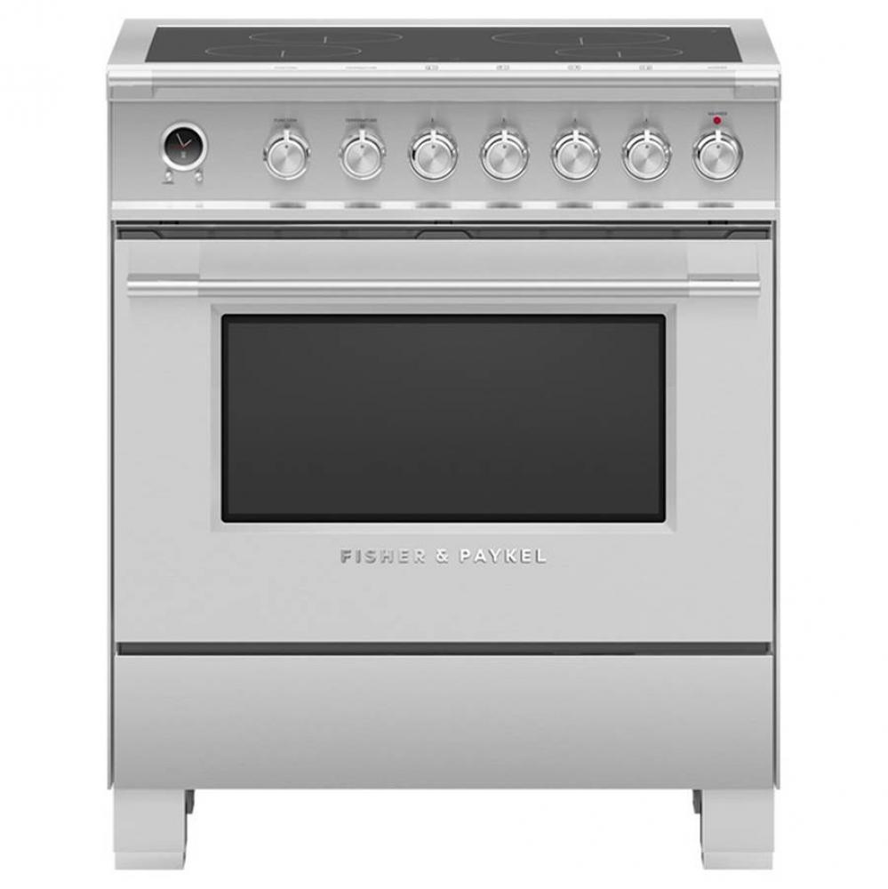 30'' Range, 4 Zones, Self-cleaning, Stainless Steel