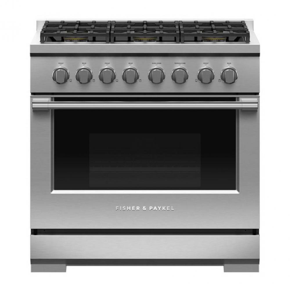 36'' Range, 6 Burners, Natural Gas