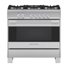 Fisher & Paykel 82761 - 36'' Range, 5 Burners, with Hob Rail