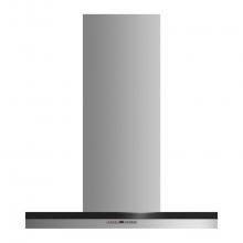 Fisher & Paykel 50083 - 30'' Box Chimney Range Hood, Contemporary, 600 CFM  - HC30DTXB2