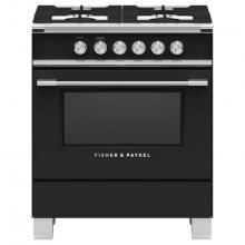 Fisher & Paykel 81713 - 30''  Range, 4 Burners, Black