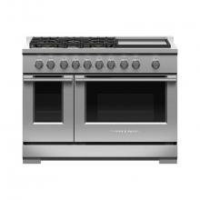 Fisher & Paykel 81996 - 48'' Range, 5 Burners with Griddle, Natural Gas