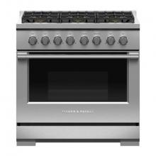 Fisher & Paykel 82002 - 36'' Range, 6 Burners, Natural Gas