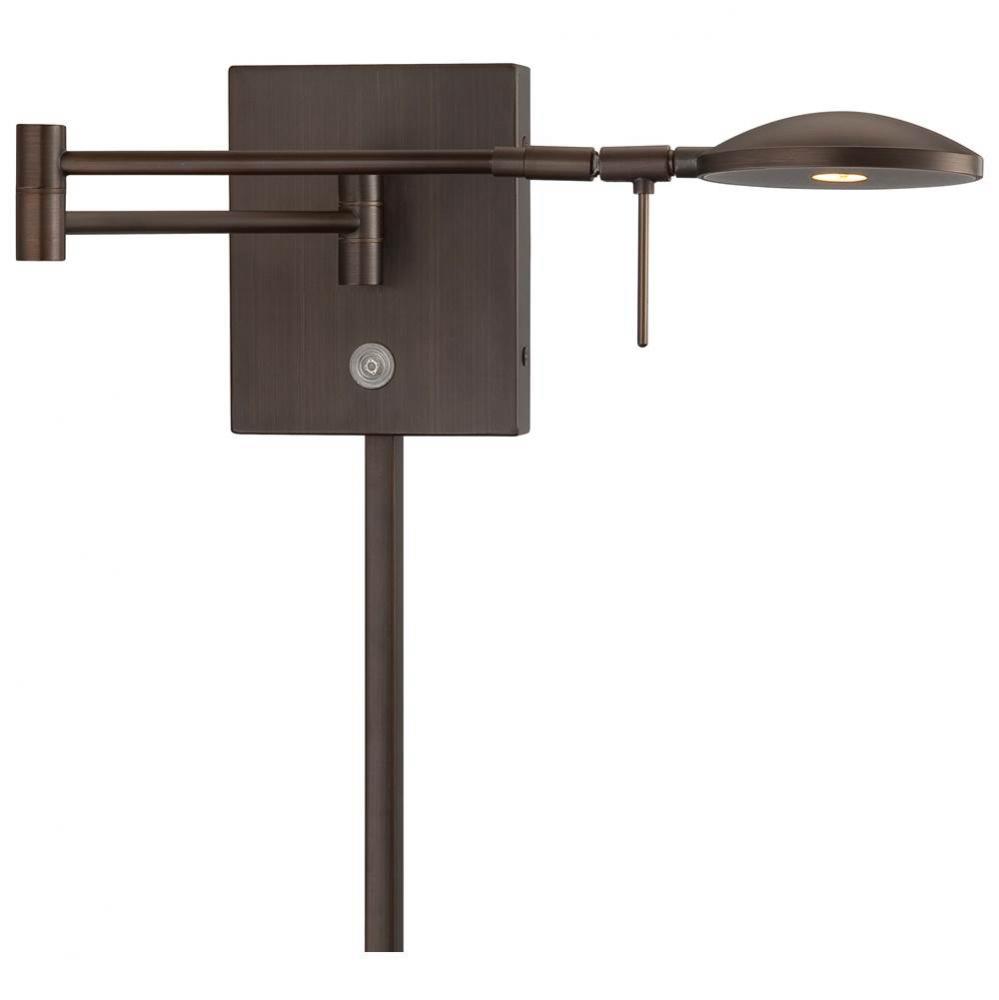 George''S Reading Room? - 1 Light Led Swing Arm Wall