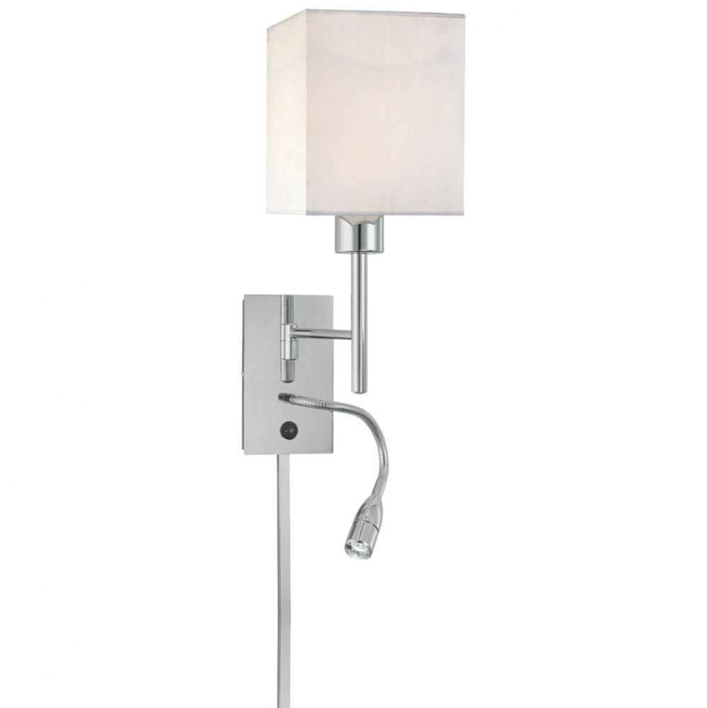 George''S Reading Room? - 1 Light Led Swing Arm Wall