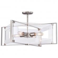 George Kovacs P1403-613 - Crystal Clear - 4 Light Semi