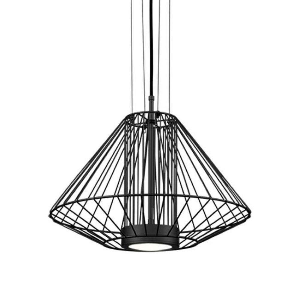 Ep68320 - Power-Coated Steel Wire-Form Construction With A Convex Glass Lens. Available In Black