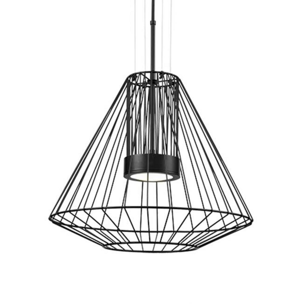 Ep68420 - Power-Coated Steel Wire-Form Construction With A Convex Glass Lens. Available In Black