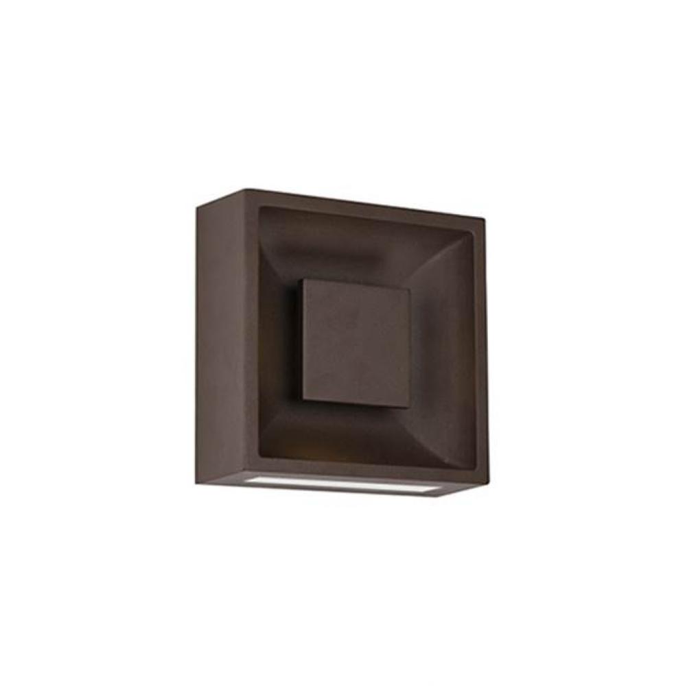 A Die-Cast Aluminum Square With 8 Inch Sides Glows From The Middle With Concealed Leds. Powder