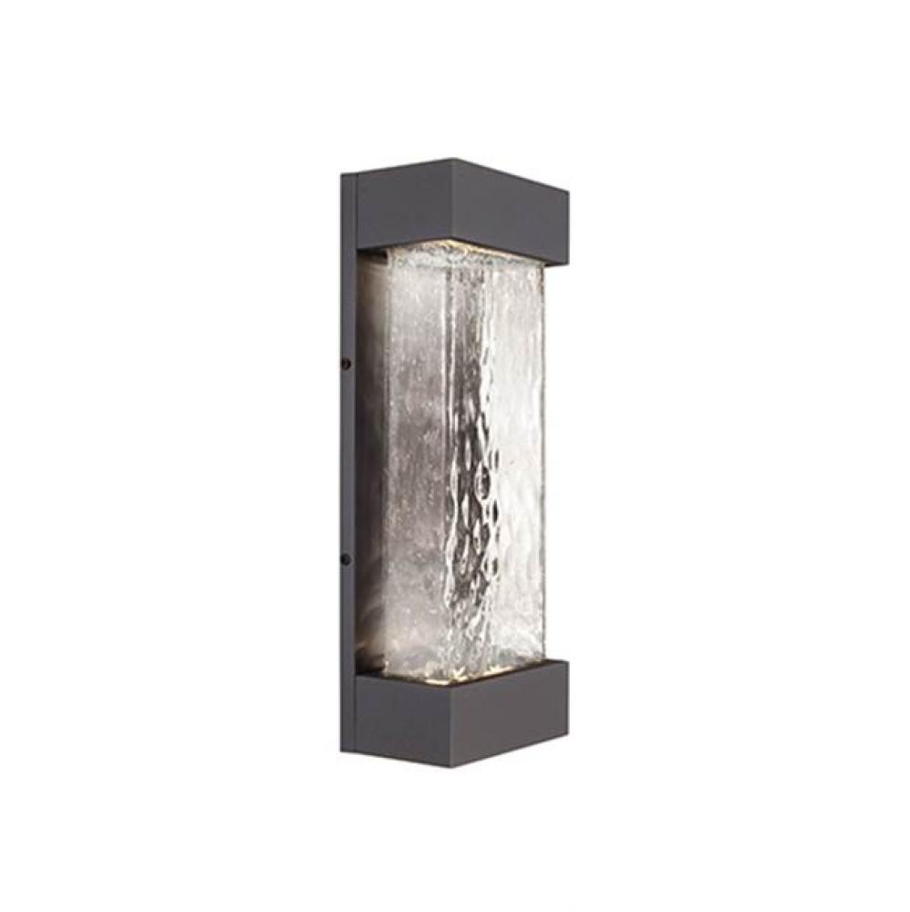 This Surface Mount Exterior Wall Light Combines Hand-Crafted Glass And Metal Elements. Available