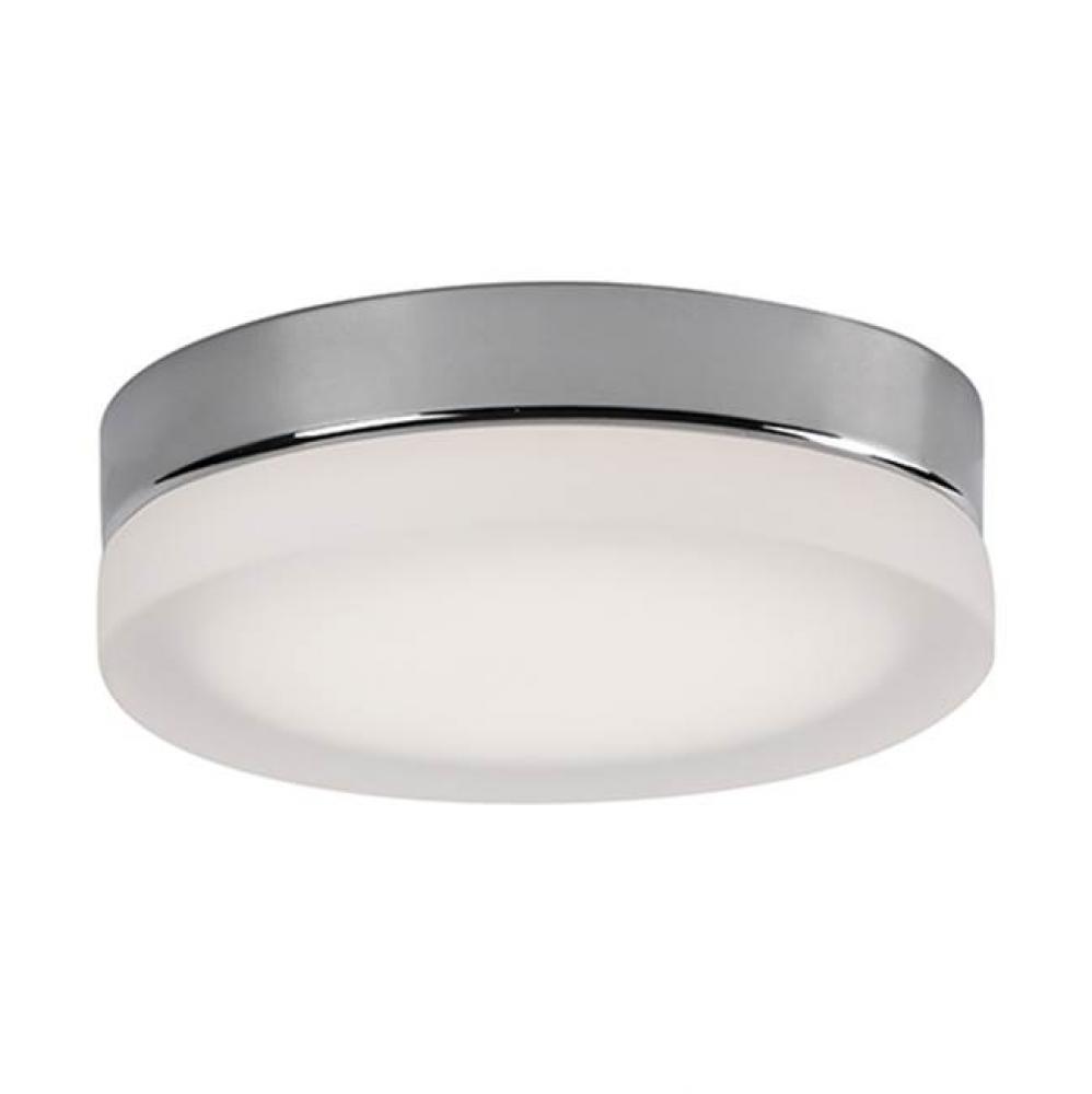 Round Frosted Or Clear Outer Glass SurfaceCylindrical Steel Ceiling MountMatte Painted, Brushed