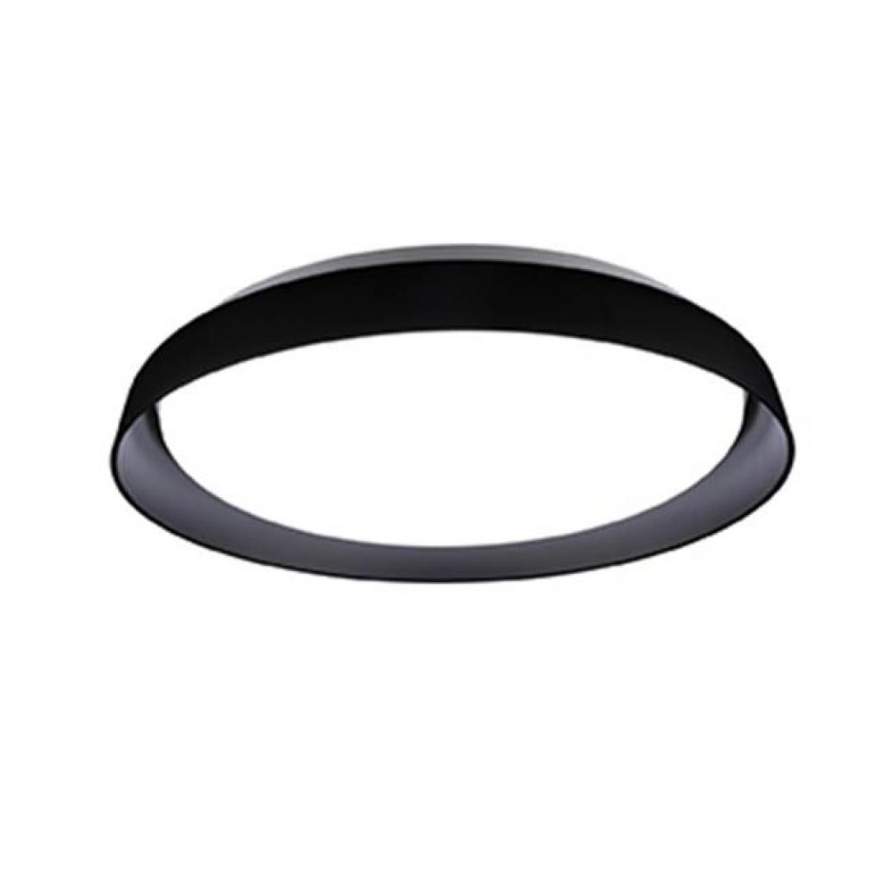 Steel Base With Polymeric Body, Frosted Acrylic Lens, Matte Black