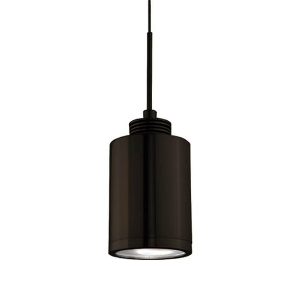 Single Lamp Led Pendant With Heavy Gauge Casting Steel Head With Frosted Glass Bottom Cover.