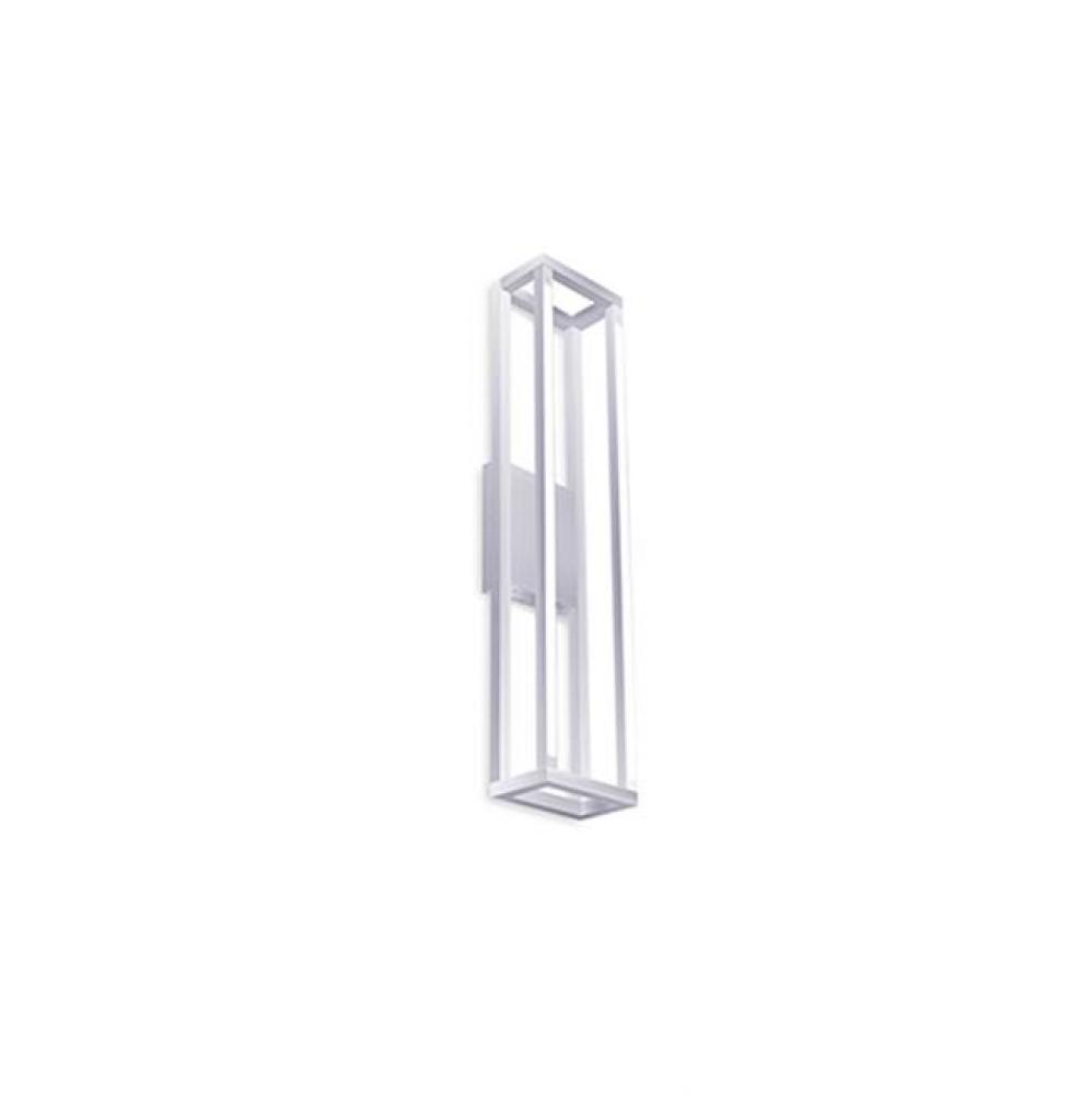 Square Profile Linear Aluminum FrameInset Opal Polymeric DiffusersFinely Textured Plate Or