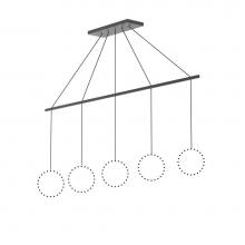 Kuzco CNL5AC-GH - The Marquee Transforms Single Pendants Into A Choreographed Statement Piece. Simple Forms Combine