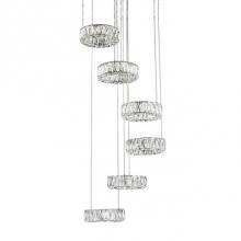 Kuzco CH7872 (3000k) - Six Tiered Led Chandelier Which Can Be Styled In A Variety Of Different Arrangements. Each