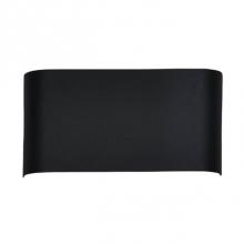 Kuzco EW27112-BK - Extruded Aluminum Body With Rounded Ends And Powder-Coated