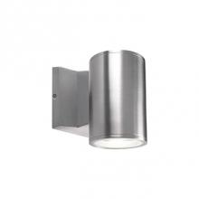 Kuzco EW3105-SV - High Powered Led Exterior Single Light Wall Mount Fixture, Die-Cast Aluminum Housing Molded Into