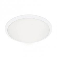 Kuzco FM1515-WH - Circular Opal White Glass DomeFormed Steel Trim RingMatte Painted, Brushed Or Plated FinishDown