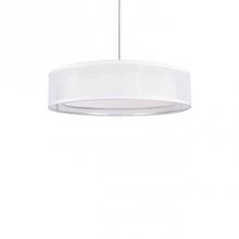 Kuzco PD11415-WH - The Black Or White Organza Shade That Covers The Concealed Aluminum And Steel Chassis Gives Depth