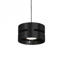 Kuzco PD6705-BK - Single Led Pendant With Heavy Gauged Cast Aluminum Outer Casting, Visible Black Heatsink From Two