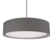 Kuzco PD7920-GY - Round Led Flush Mount With A Refined Hand Tailored Textured Fabric Shade. Inside The Shade Is A