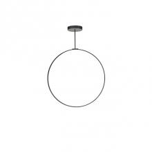 Kuzco PD82536-BK - Aluminum Ring With Circular Ceiling Mount. Circular Profile. Flexible Silicon-Rubber Diffuser.