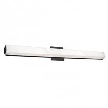 Kuzco VL47237-BK - Vl47237 - Rectangular White Acrylic With Electroplated Formed Steel