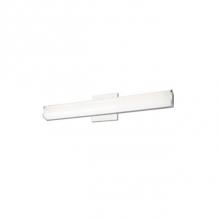 Kuzco VL61220-CH - Vl61220 - Obround White Acrylic Diffuser With Electroplated Formed Steel