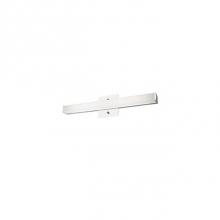 Kuzco VL6220-CH - Simplistic Modern Led With Rectangular Shaped White Acrylic Finished With Chrome End Caps And