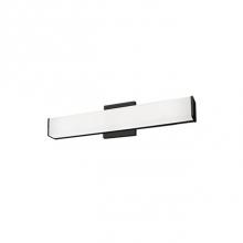 Kuzco VL62220-BK - Vl62220 - Rectangular White Acrylic Diffuser With Electroplated Formed Steel