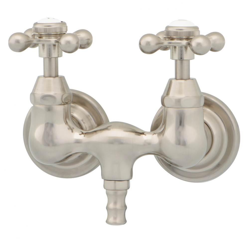 Tub Wall Mount English Telephone Faucet - Down Spout