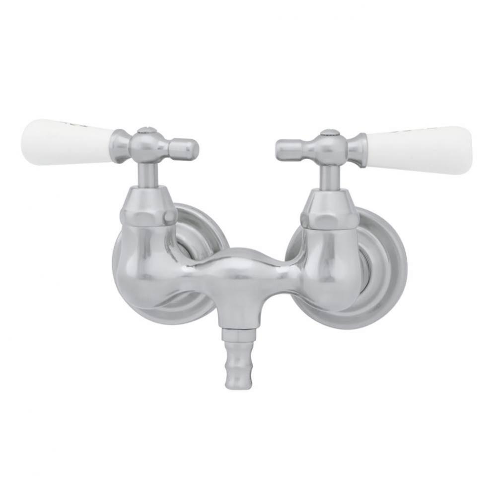 Tub Wall Mount English Telephone Faucet - Down Spout