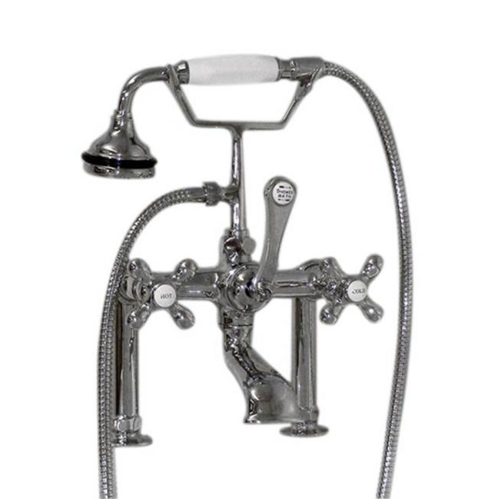 Rim Mount English Telephone Faucet - Classic Spout