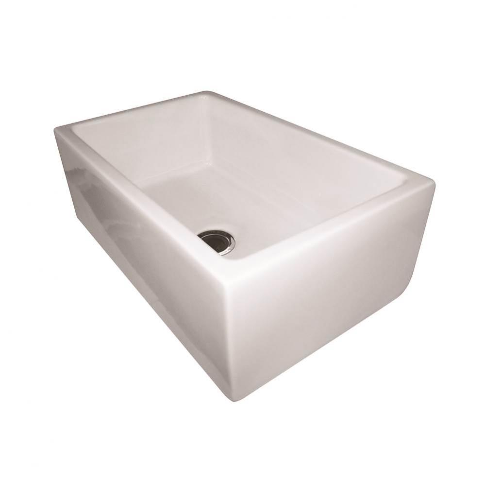 30'' x 18'' Reversible Fireclay Farmhouse Sink