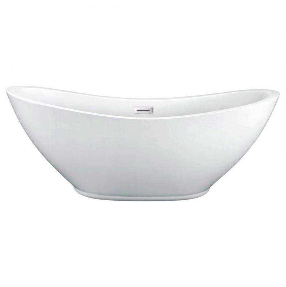 Placid Acrylic Contemporary Tub