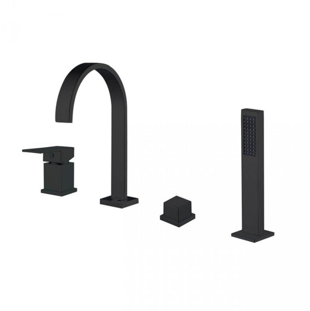 Roman Deck Mount Faucets - Gooseneck