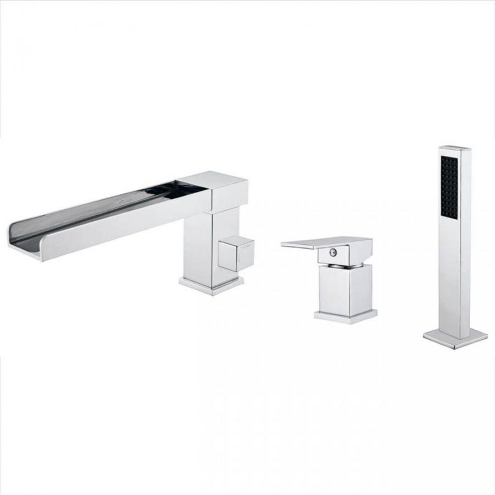 Roman Deck Mount Faucets - Waterfall