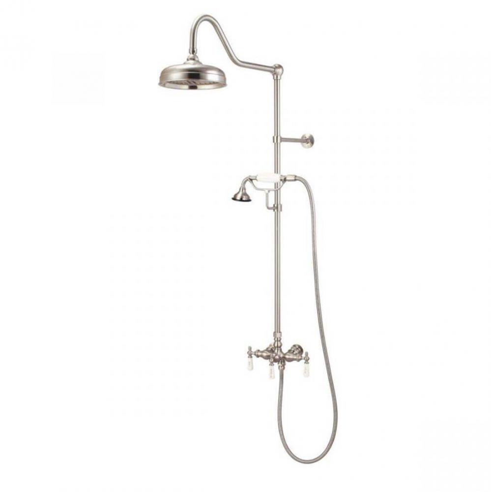 Exposed Bathroom Shower Set with Handshower