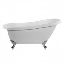 Maidstone 1202SL67-7-4LP - Wilshire Acrylic Slipper Clawfoot Tub
