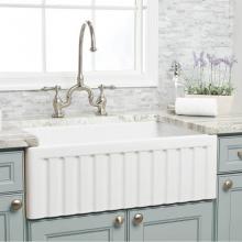 Maidstone 139-SB18-2 - 30'' x 18'' Reversible Fireclay Farmhouse Sink