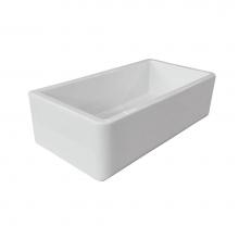 Maidstone 239-SB11-2 - 33'' x 18'' Reversible Fireclay Farmhouse Sink - White