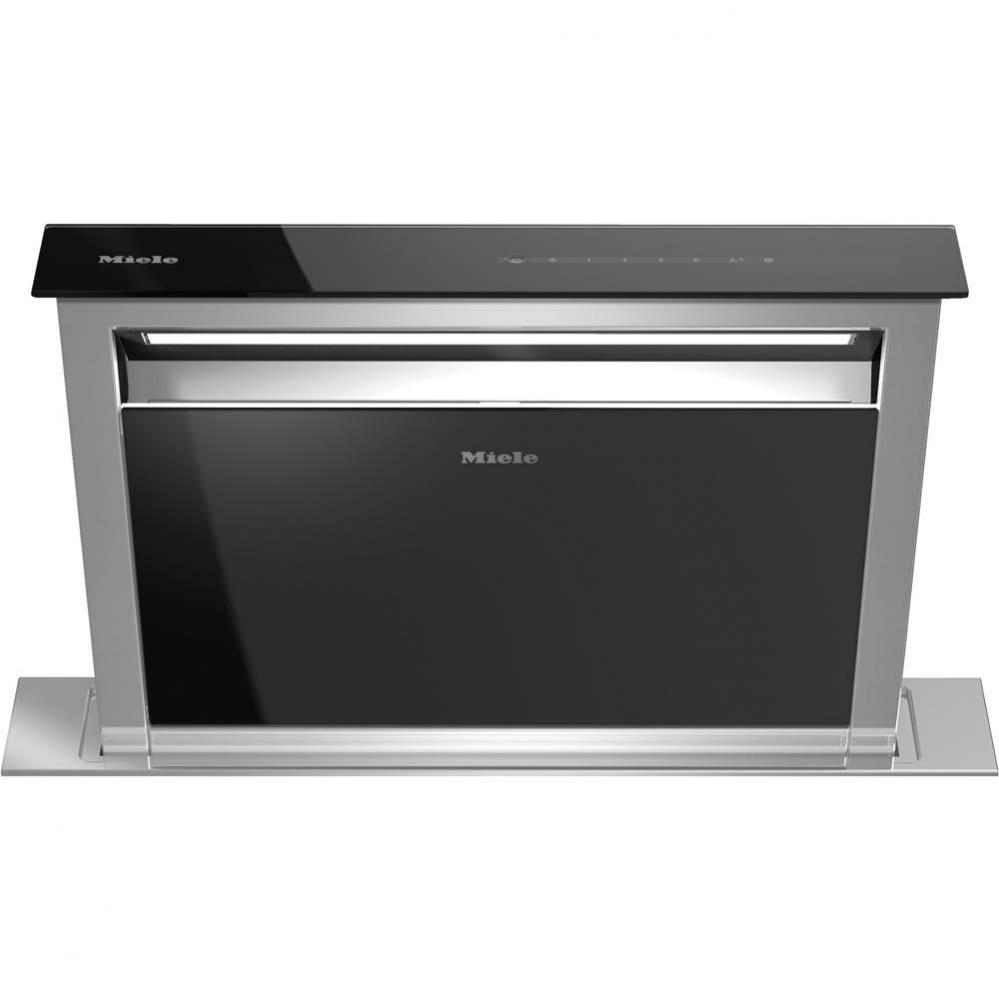 DA 6881 - 30'' Downdraft Hood (4.75'' Deep) Black Glass (Clean Touch Steel)