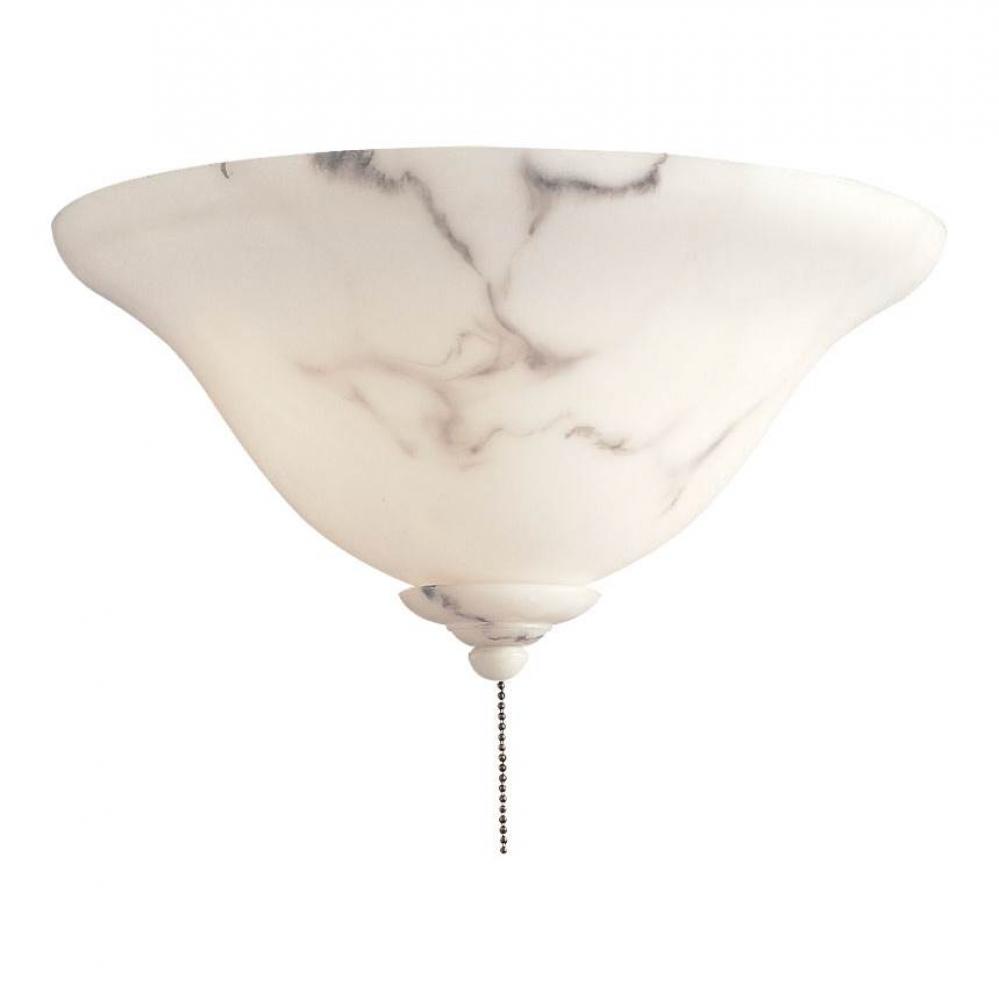 Universal 13 1/4'' Alabaster Dust Glass Light