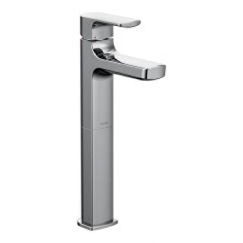 Rizon Chrome One-Handle High Arc Vessel Bathroom Faucet