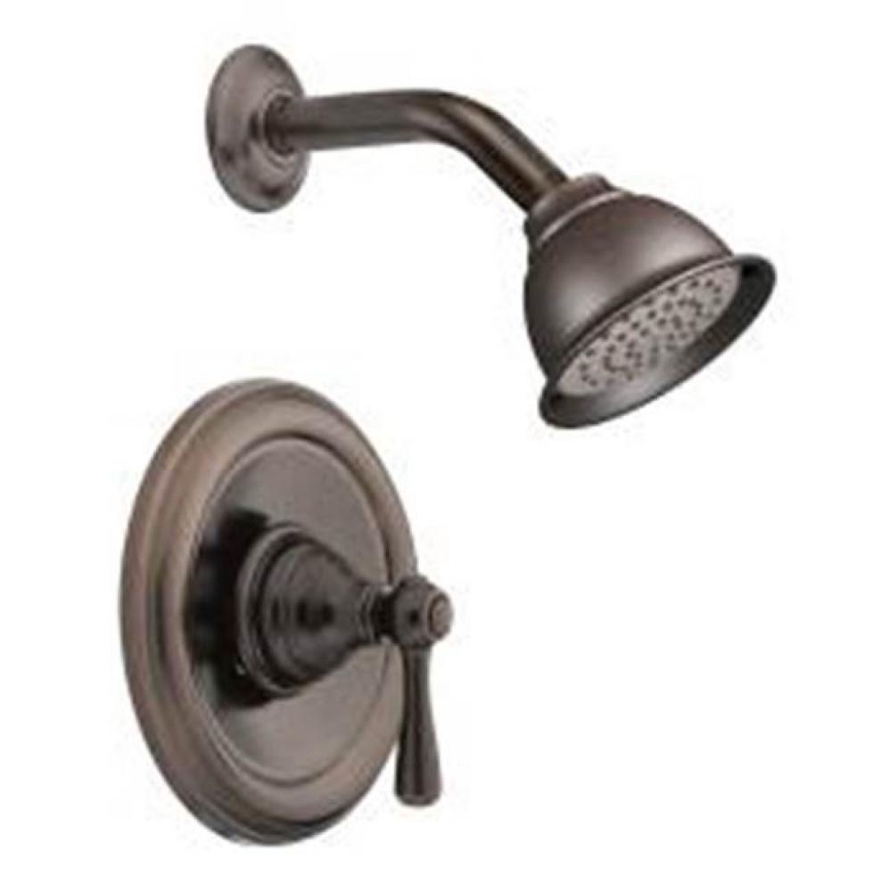 Oil rubbed bronze Posi-Temp(R) shower