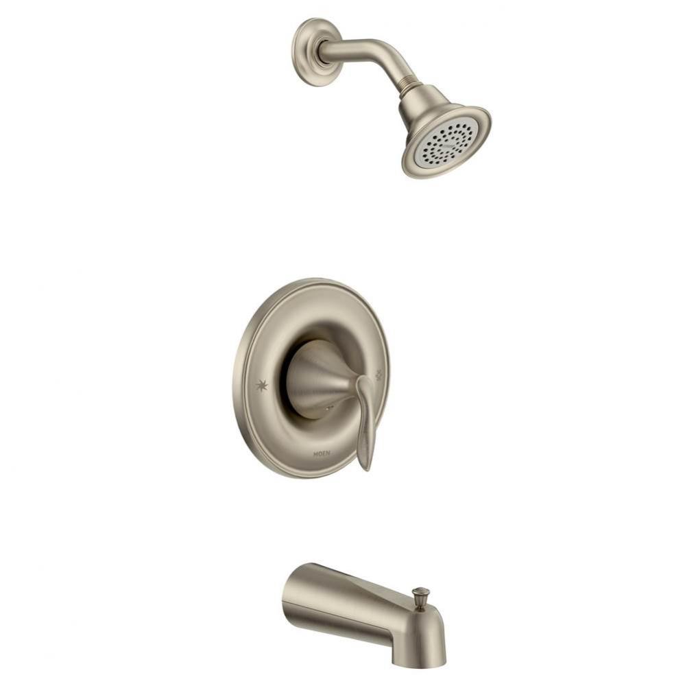 Eva Brushed Nickel Posi-Temp Tub/Shower