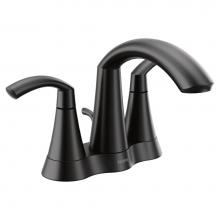 Moen Canada 6172BL - Glyde Matte Black Two-Handle High Arc Bathroom Faucet